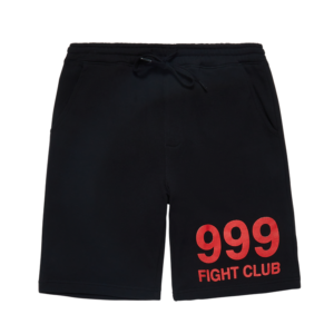 999 Club Juice Wrld Fight Shorts Black