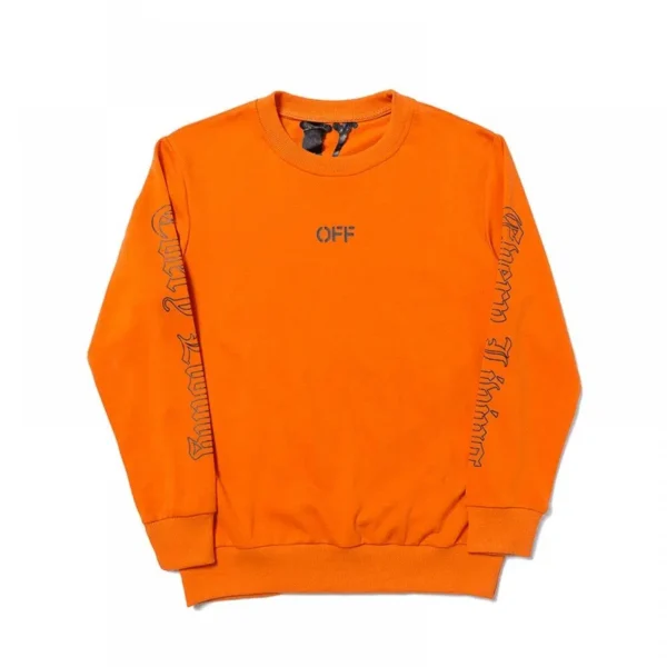 Vlone X Off-White Sweatshirt – Orange